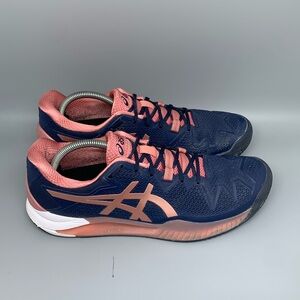 ASICS Gel-Resolution 8 Clay Tennis Shoes 1042A070 Women's‎ Sz 11 EU 43.5
